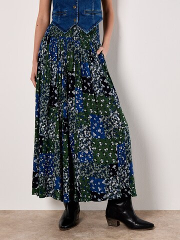 Wide Leg Pantalon Apricot en mélange de couleurs : devant