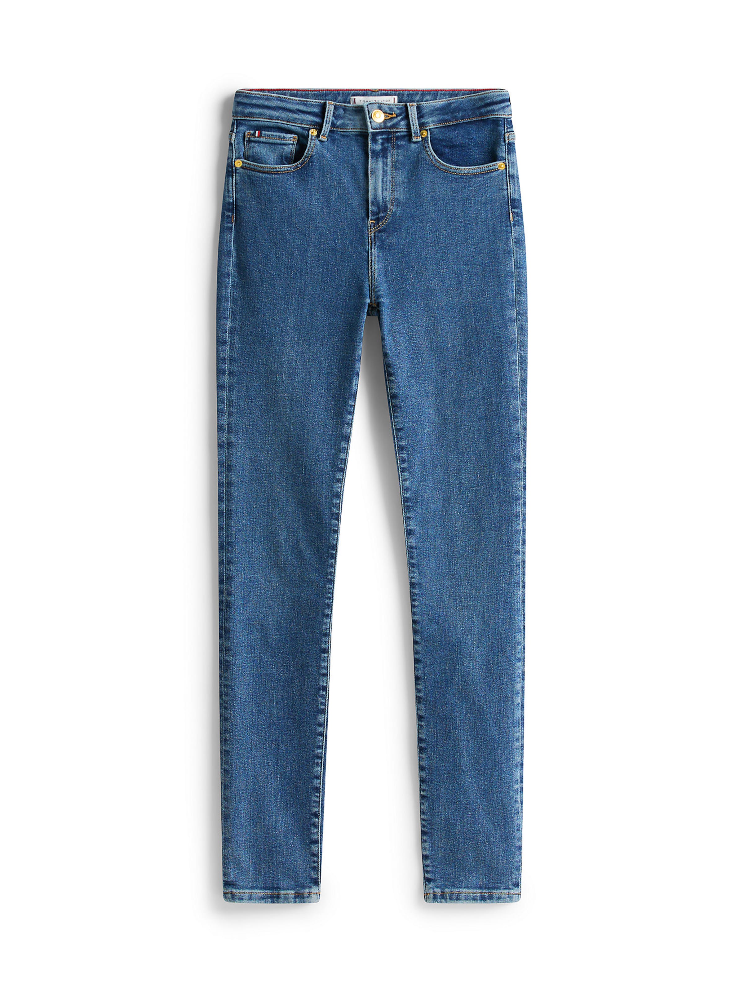 TOMMY HILFIGER Skinny Jeans 'Como' in Blau: Vorderseite