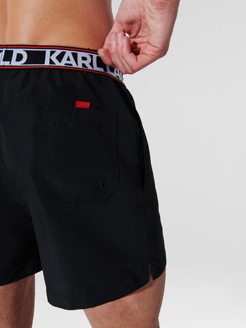 Shorts de bain Karl Lagerfeld en noir
