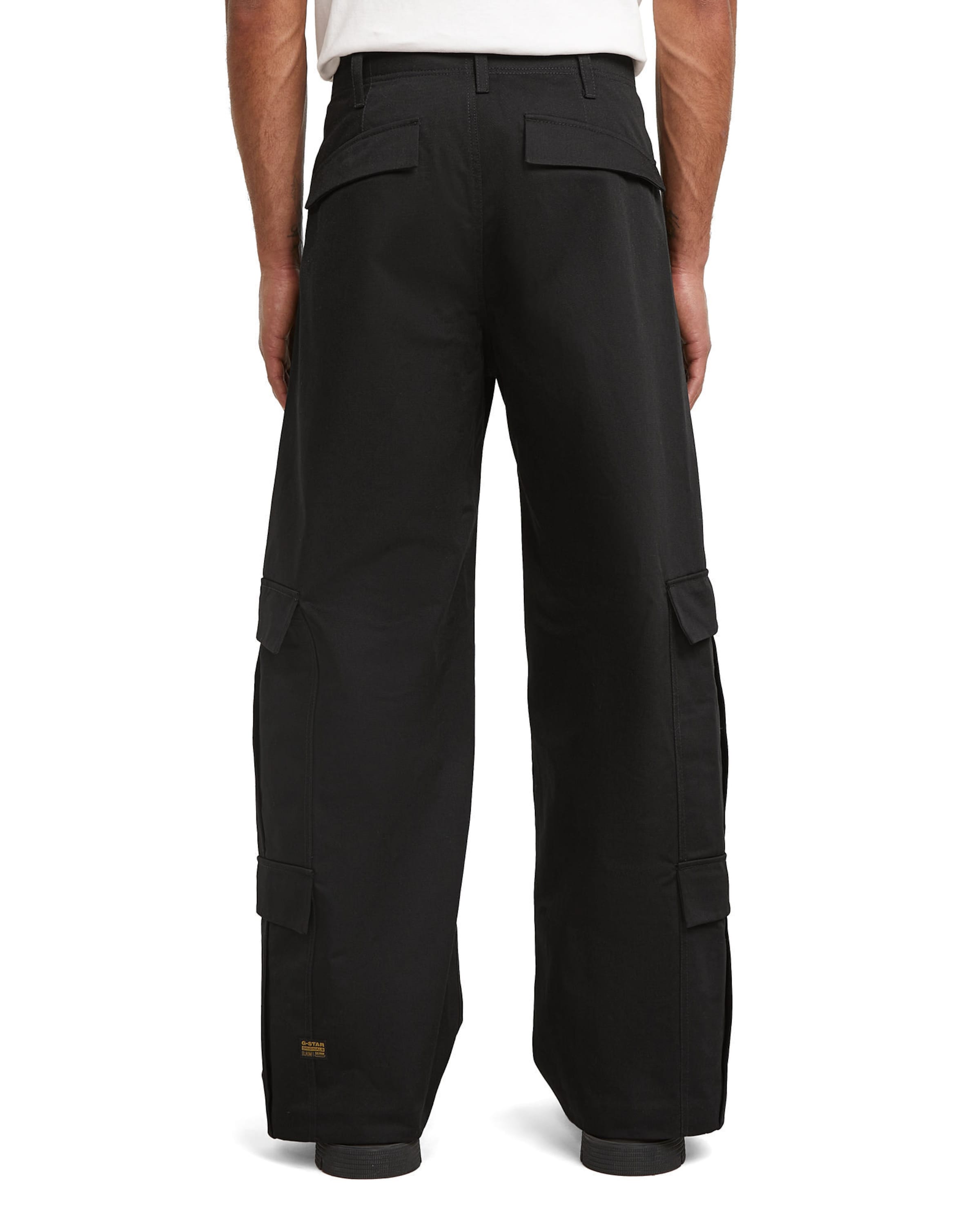 G-STAR Loosefit Cargobroek in Zwart