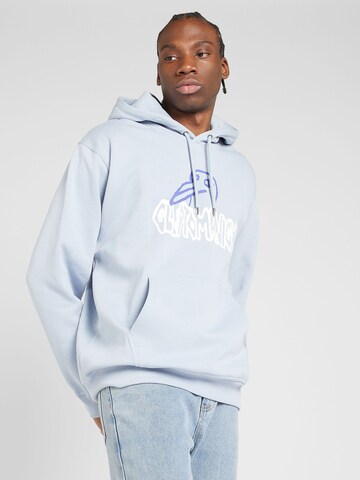 Cleptomanicx Sweatshirt 'Krooked Gulls' in Blue: front