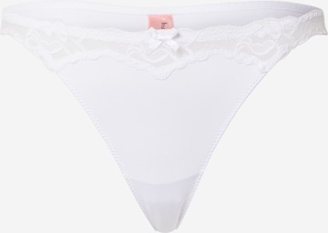 Hunkemöller Thong 'Secret' in White: front