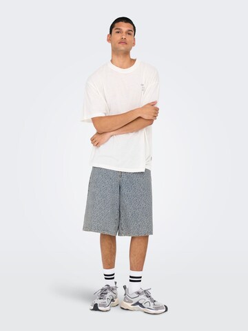 Loosefit Pantalon 'ONSCarl' Only & Sons en bleu