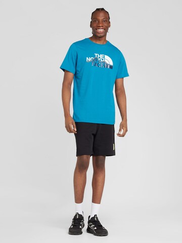 T-Shirt 'MOUNTAIN LINE' THE NORTH FACE en bleu