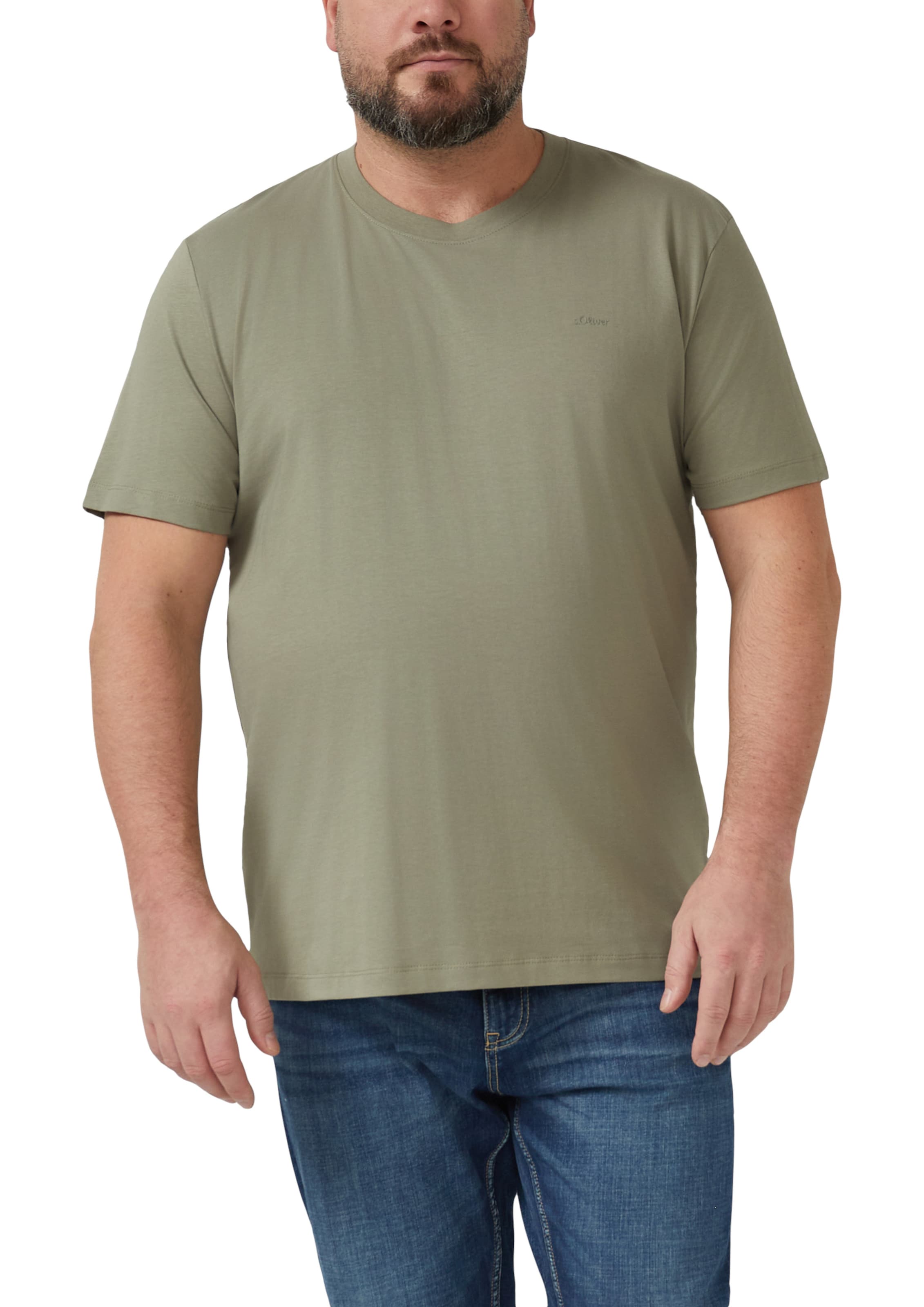 T-Shirt s.Oliver en vert