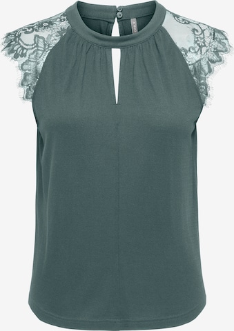 ONLY Blouse 'ONLNICOLA' in Groen: voorkant