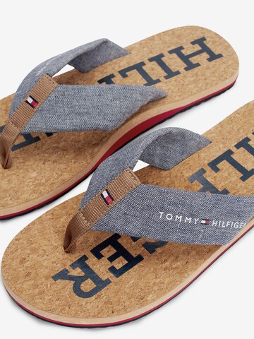 TOMMY HILFIGER T-Bar Sandals in Blue