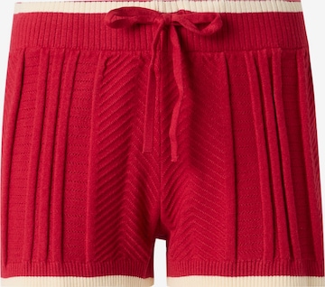 Regular Pantaloni de la ADIDAS ORIGINALS pe roșu: față