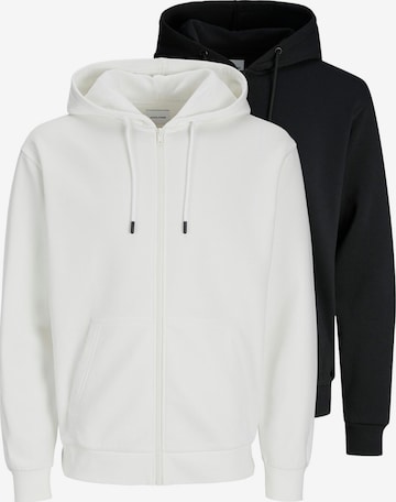 JACK & JONES Sweatjacke 'Bradley' in Schwarz: Vorderseite