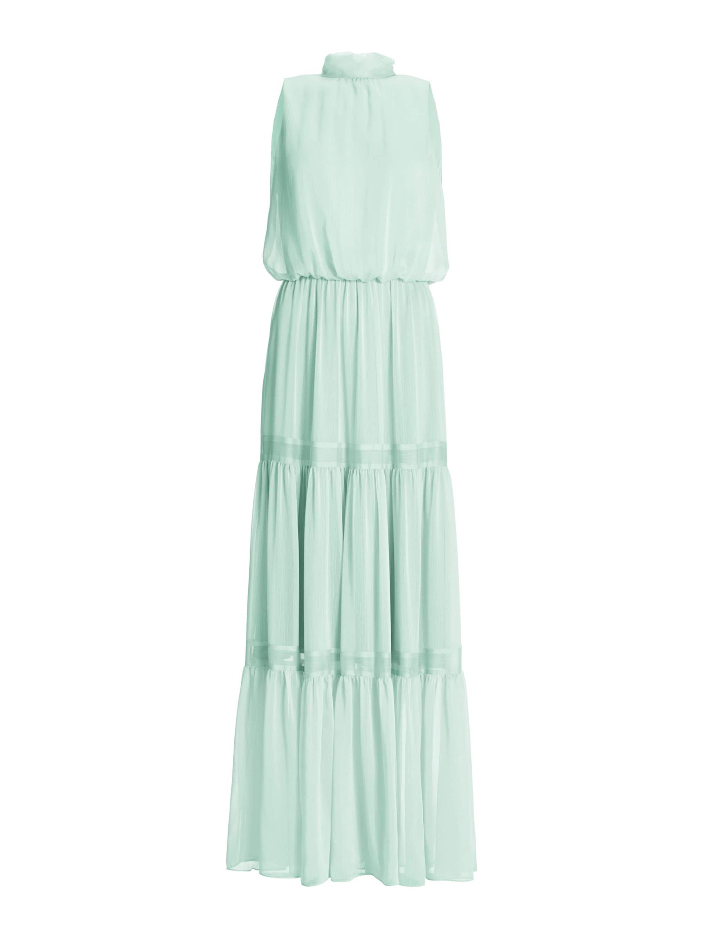 Robe de soirée SWING en vert : devant