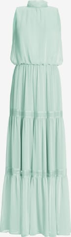 Robe de soirée SWING en vert : devant