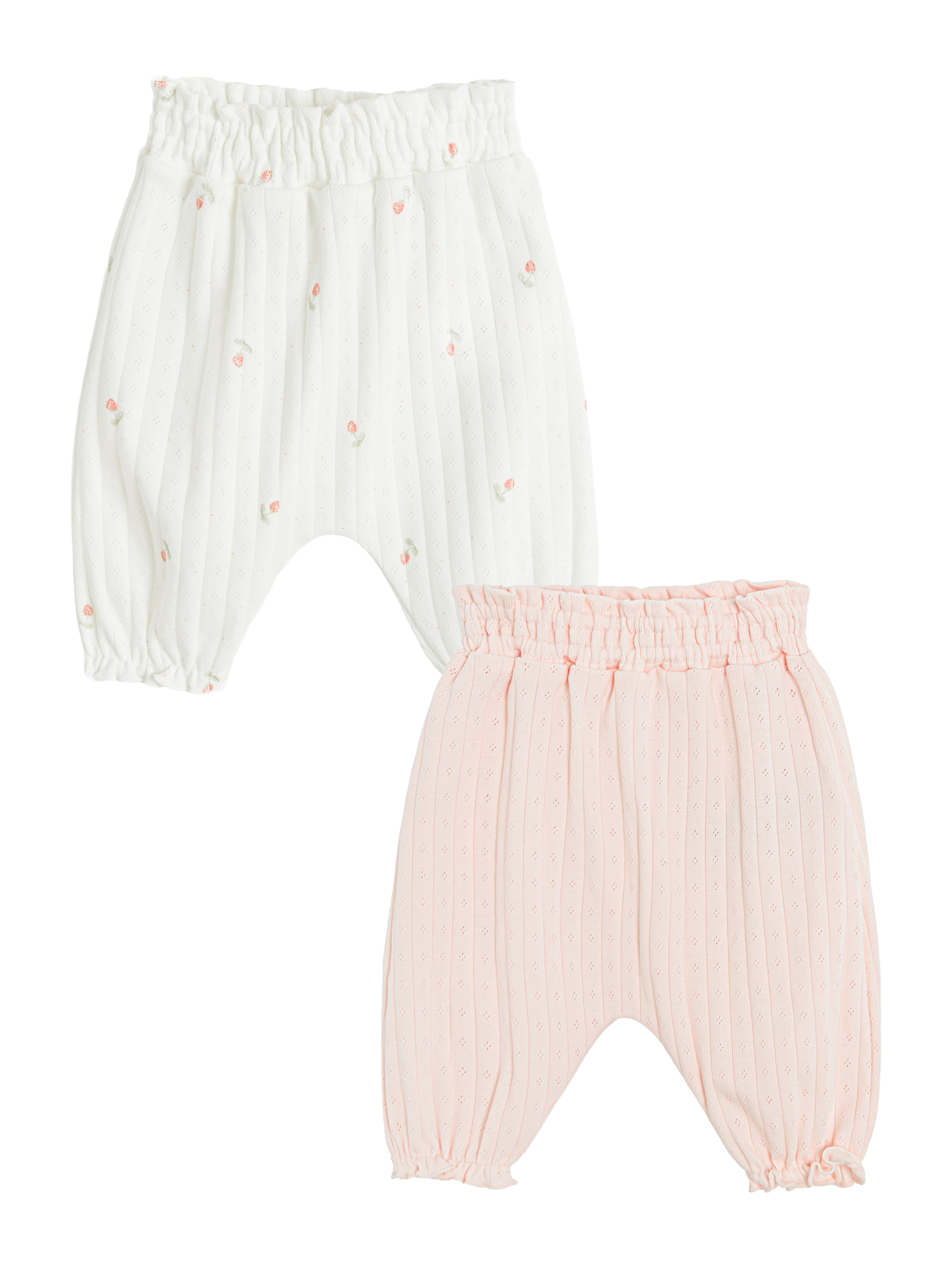 Cool Club Tapered Trousers in Pink: front