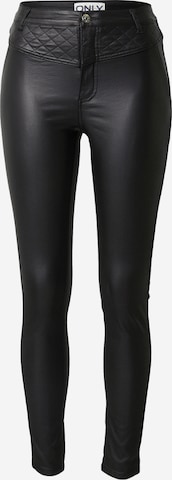 ONLY Skinny Spodnie 'PAOLA-NYA' w kolorze czarny: przód