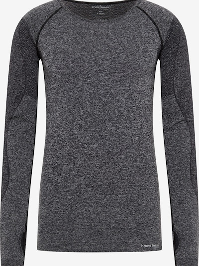 BRUNO BANANI T-Shirt fonctionnel 'CERVANTES' en gris foncé / gris chiné, Vue avec produit