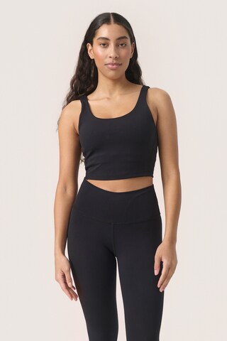 SOAKED IN LUXURY - Top 'SLAlura' en negro: frente