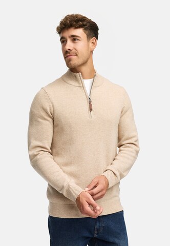 INDICODE JEANS Sweater in Beige