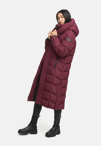 Manteau d’hiver 'Engelsfeder XIV' NAVAHOO en rouge