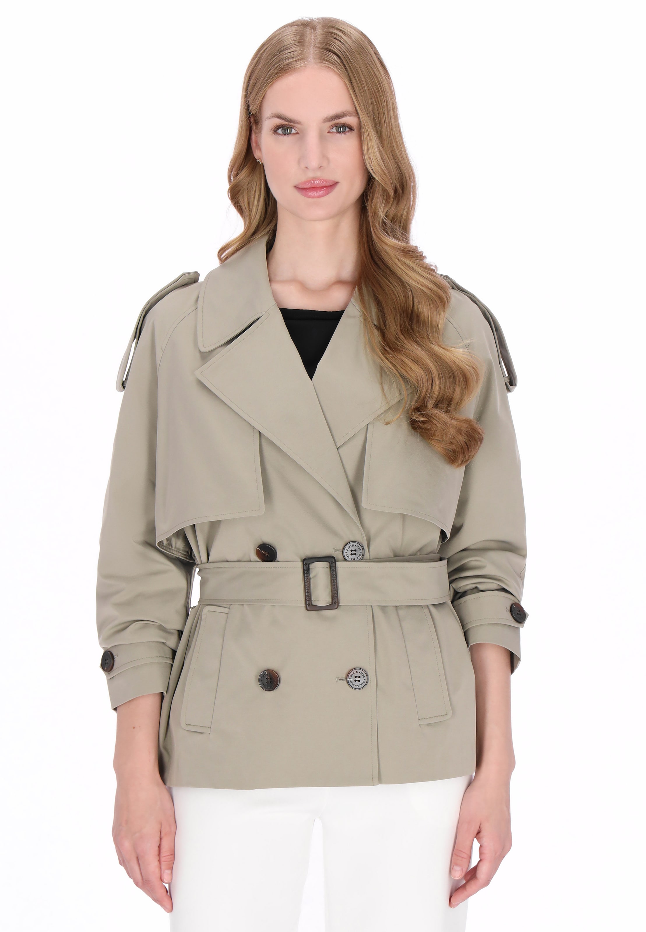 DreiMaster Klassik - Abrigo de entretiempo 'Classic' en beige: frente