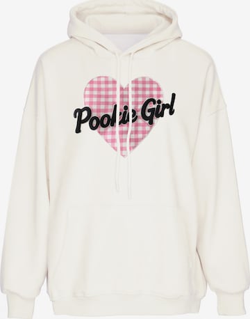 Sweat-shirt MYMO en blanc : devant