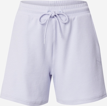 PUMALoosefit Sportske hlače - plava boja: prednji dio