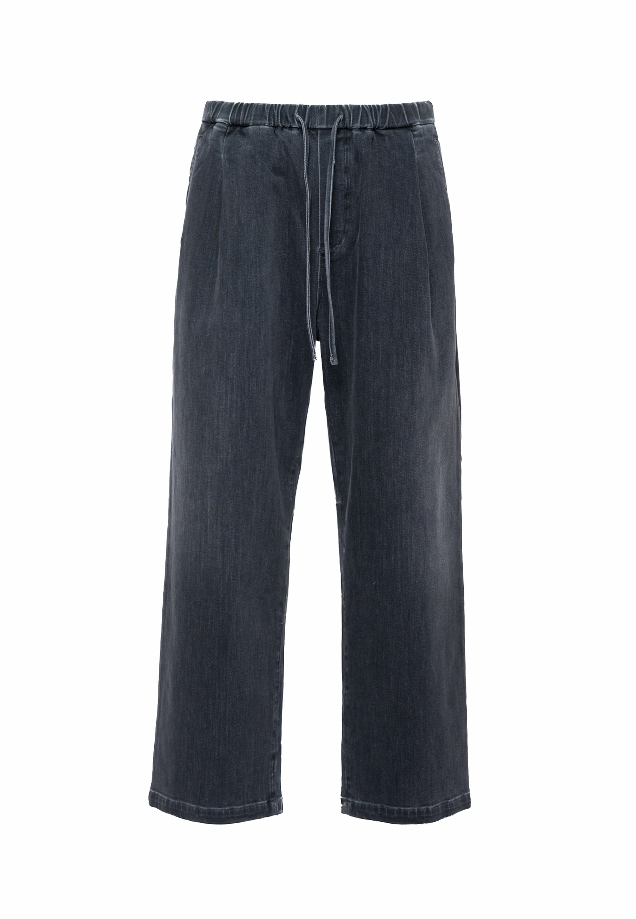 Elias Rumelis Wide Leg Jeans 'Lex' in Grau: Vorderseite