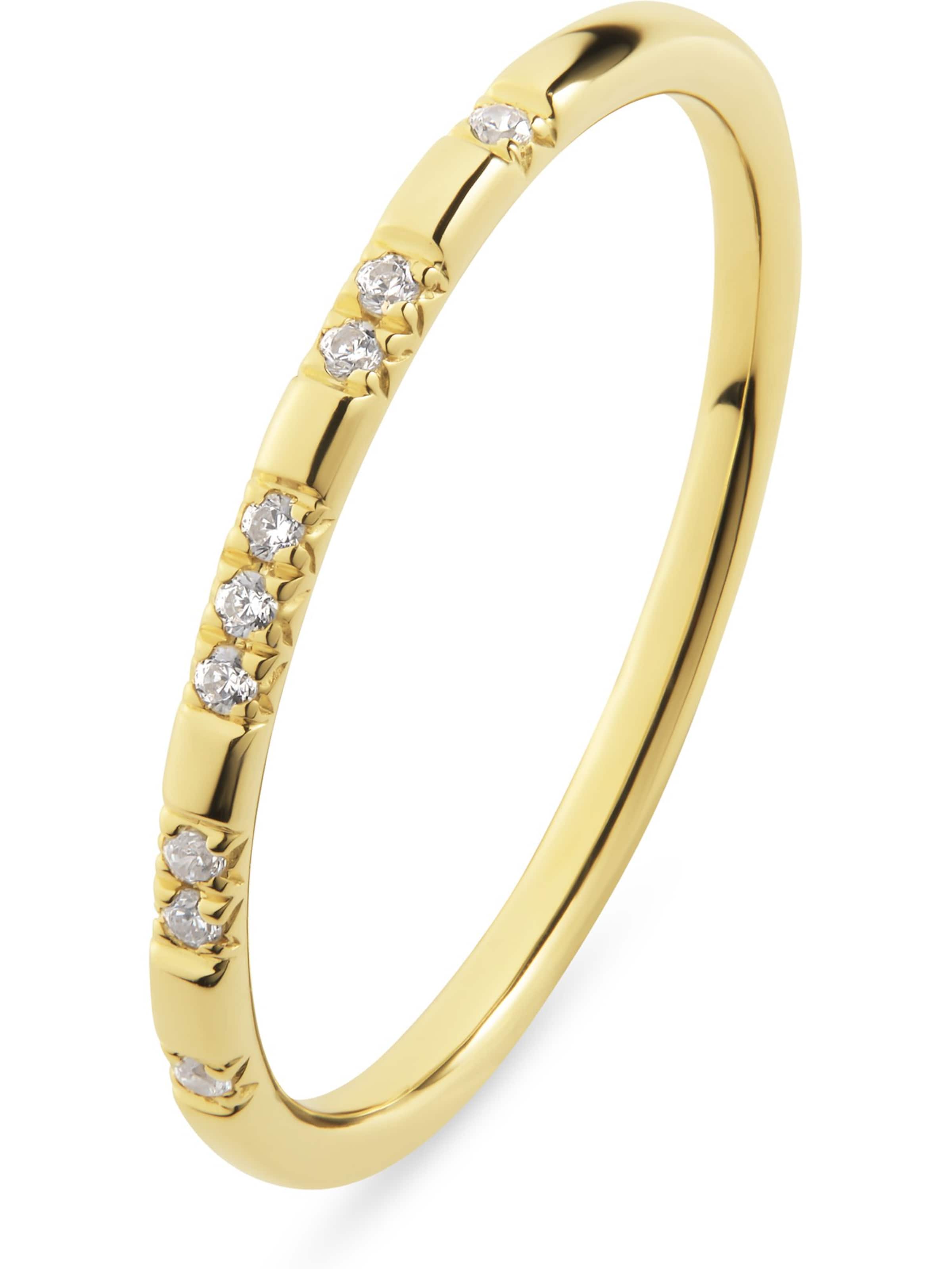 CHRIST Ring in Gelb: Vorderseite