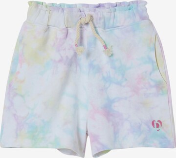 Desigual Regular Shorts in Lila: predná strana