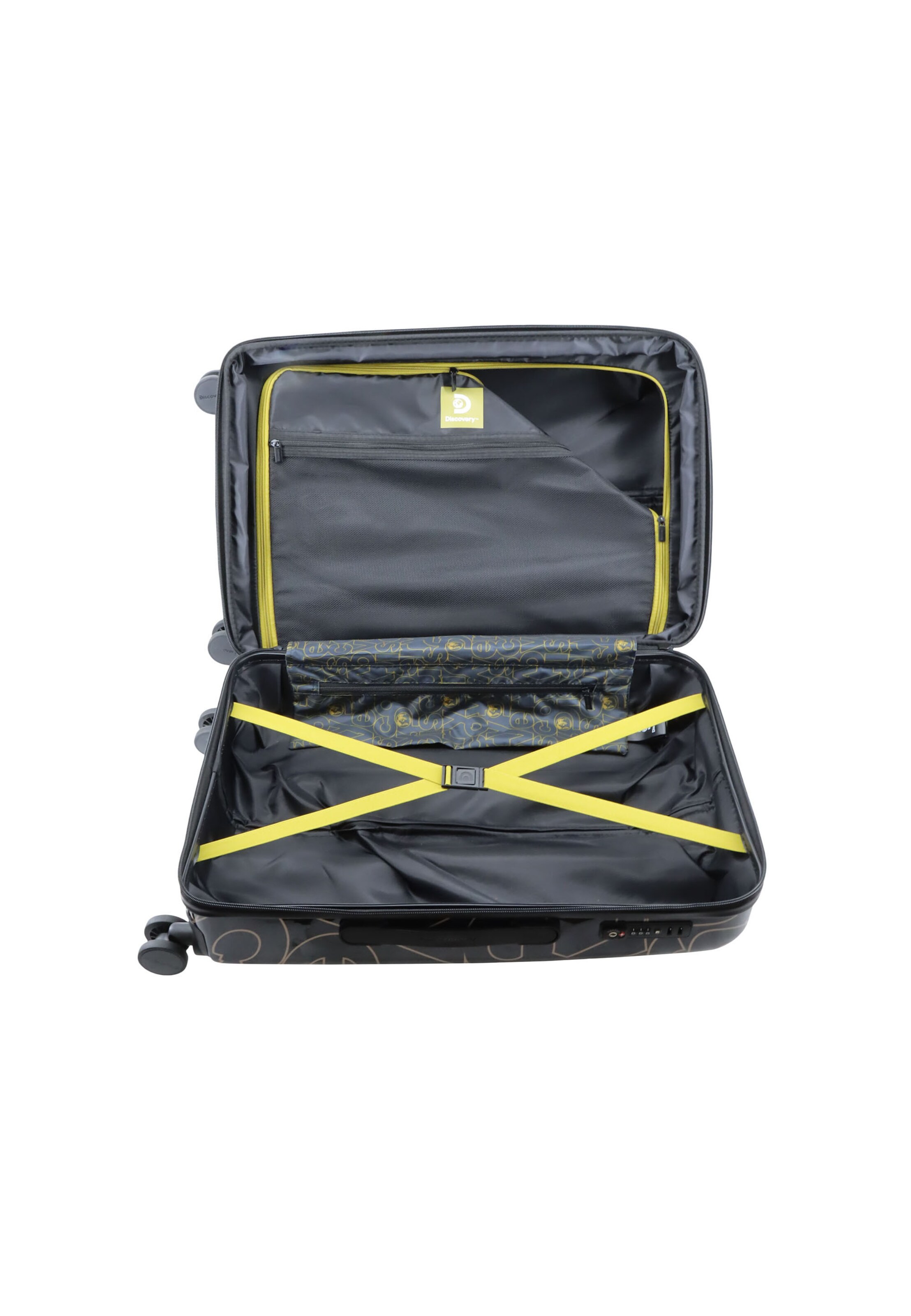 Discovery Suitcase 'Gold' in Black