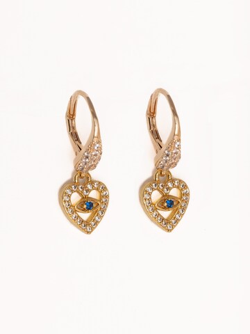 Secret Stones Ohrringe 'Guardian eye' in Gold