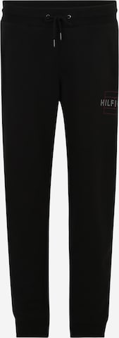 Tommy Hilfiger Big & Tall Pants in Black: front
