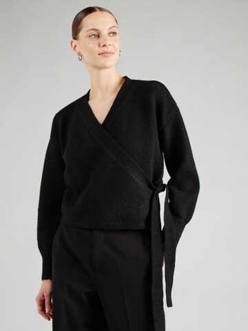 ONLY Strickjacke 'ONLKIRA' in Schwarz: Vorderseite