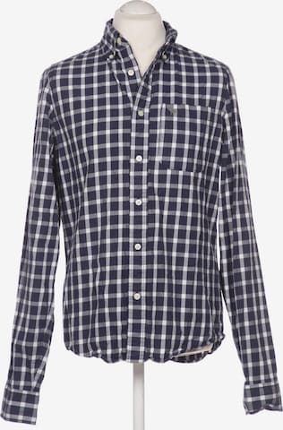 Abercrombie & Fitch Hemd L in Blau: Vorderseite