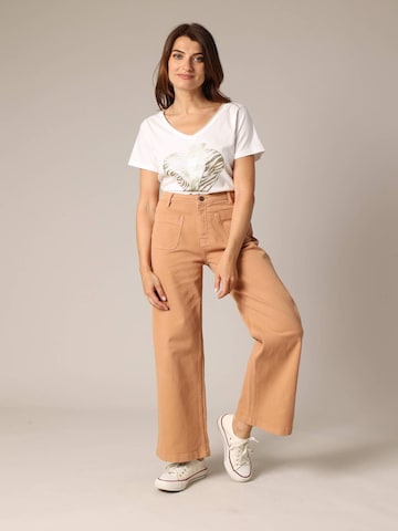 T-shirt ' LOVERS ' Deeluxe en blanc