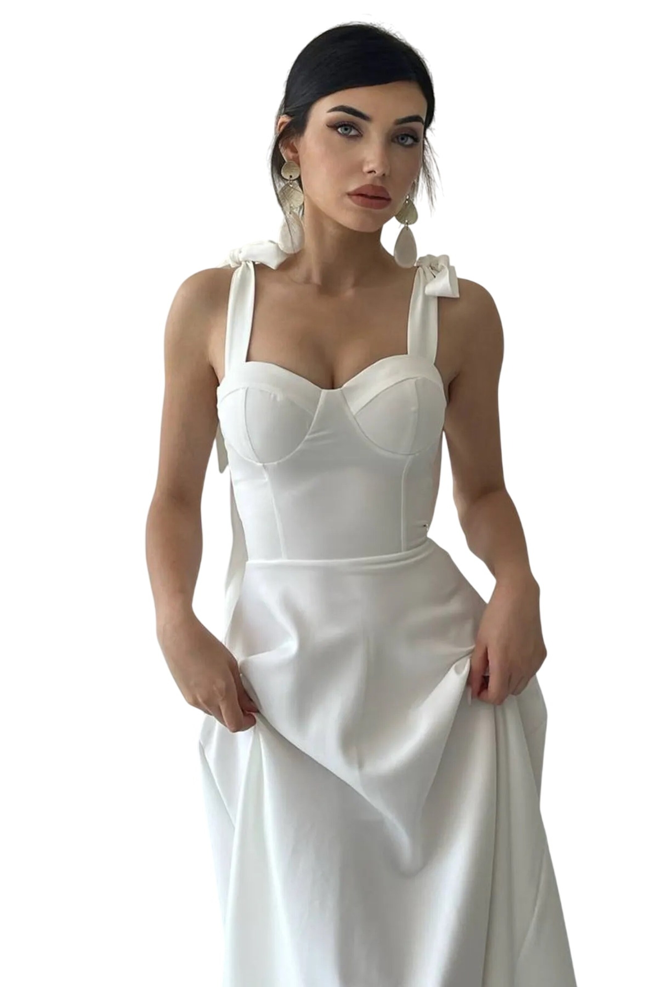 WOMAN VISION Cocktailjurk in Wit