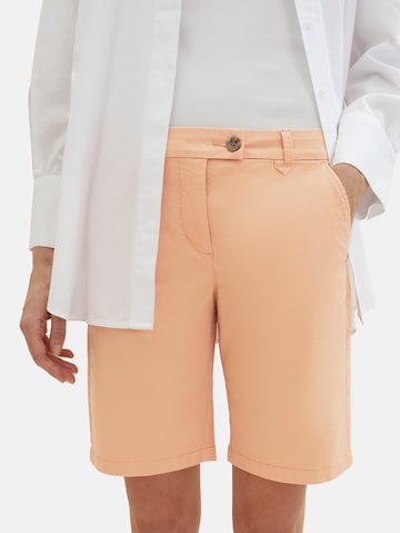 TOM TAILOR Loosefit Shorts in Orange