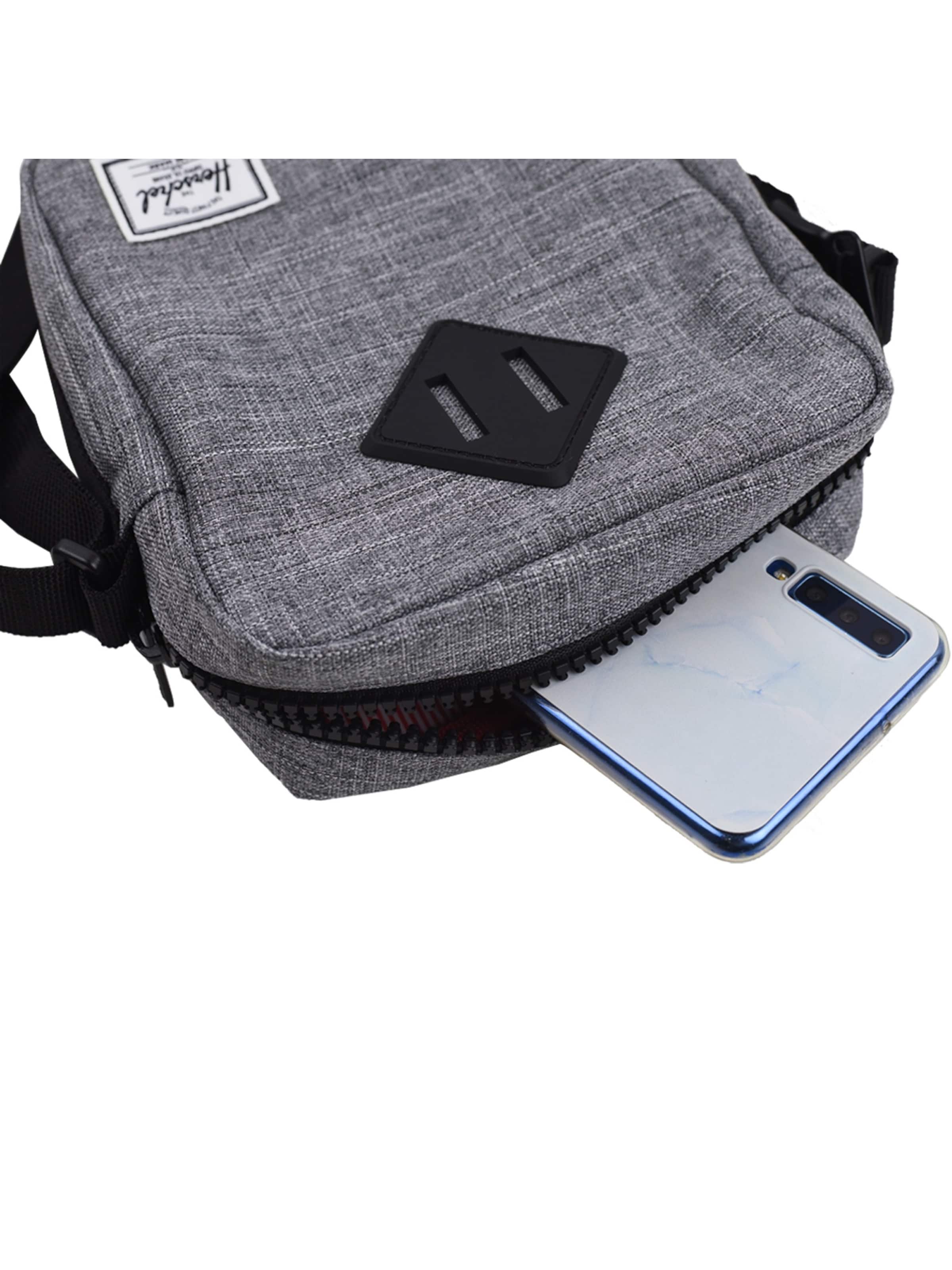 Herschel Crossbody Bag 'Heritage' in Grey