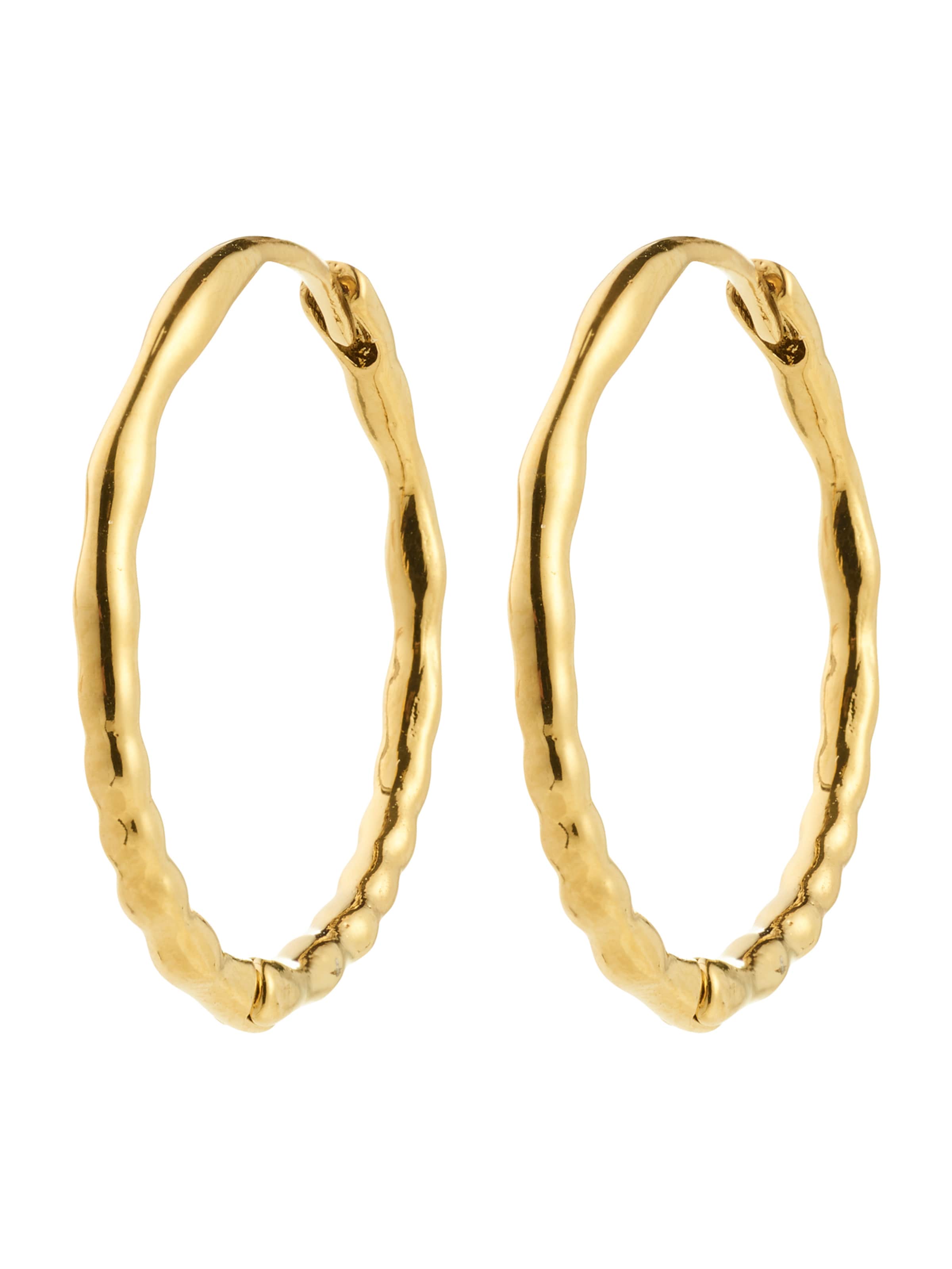 Pilgrim Náušnice - Zlatá: predná strana