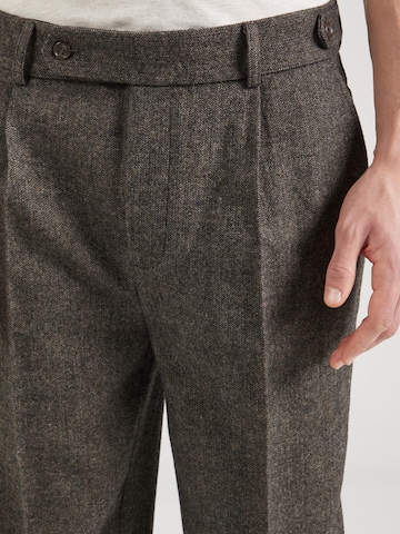 TRAPP Loose fit Trousers with creases in Grey
