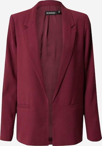 SOAKED IN LUXURY - Blazer 'Shirley' em roxo: frente