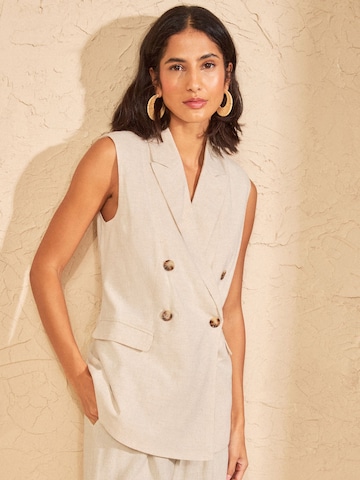 Gilet di love & roses in beige