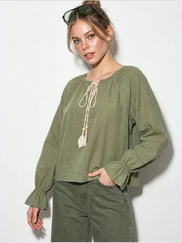 Bianco Lucci Bluse 'Blusen'‌‌‌‌‌‌‌ in Grün