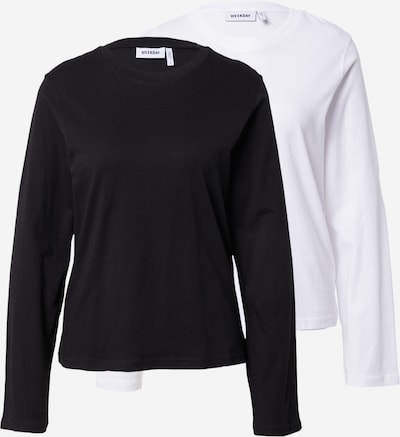 WEEKDAY Majica u crna / bijela, Pregled proizvoda