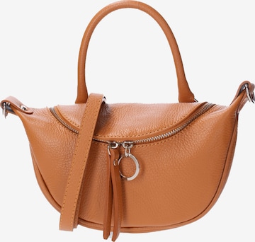 Sac à bandoulière Viola Castellani en marron : devant