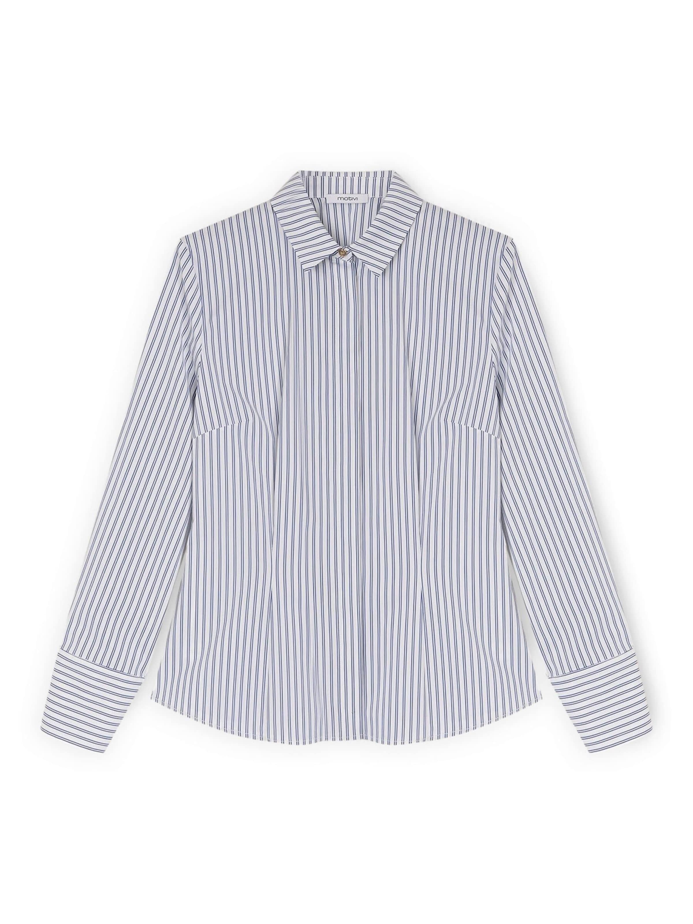 MOTIVI - Blusa en azul: frente