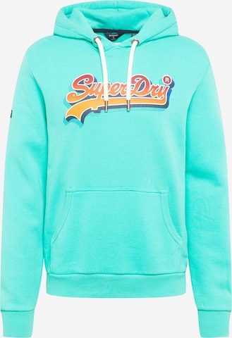 Superdry Mikina – zelená: přední strana