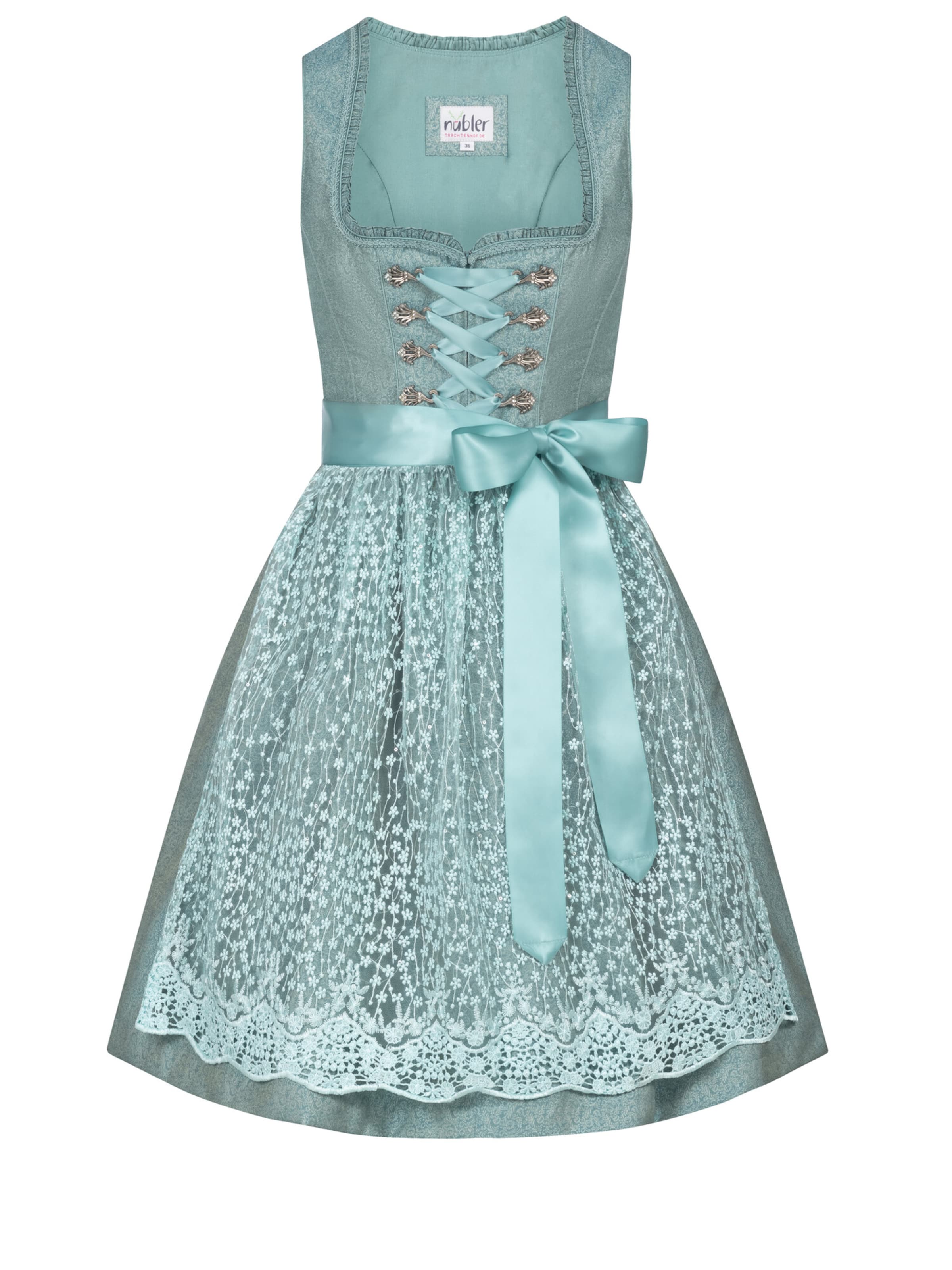 Trachtenhof Nübler Dirndl 'Mini Dirndl Gianna'‌‌‌‌‌ in Blau: Vorderseite