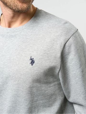 U.S. POLO ASSN. Sweatshirt 'Hugo' i grå