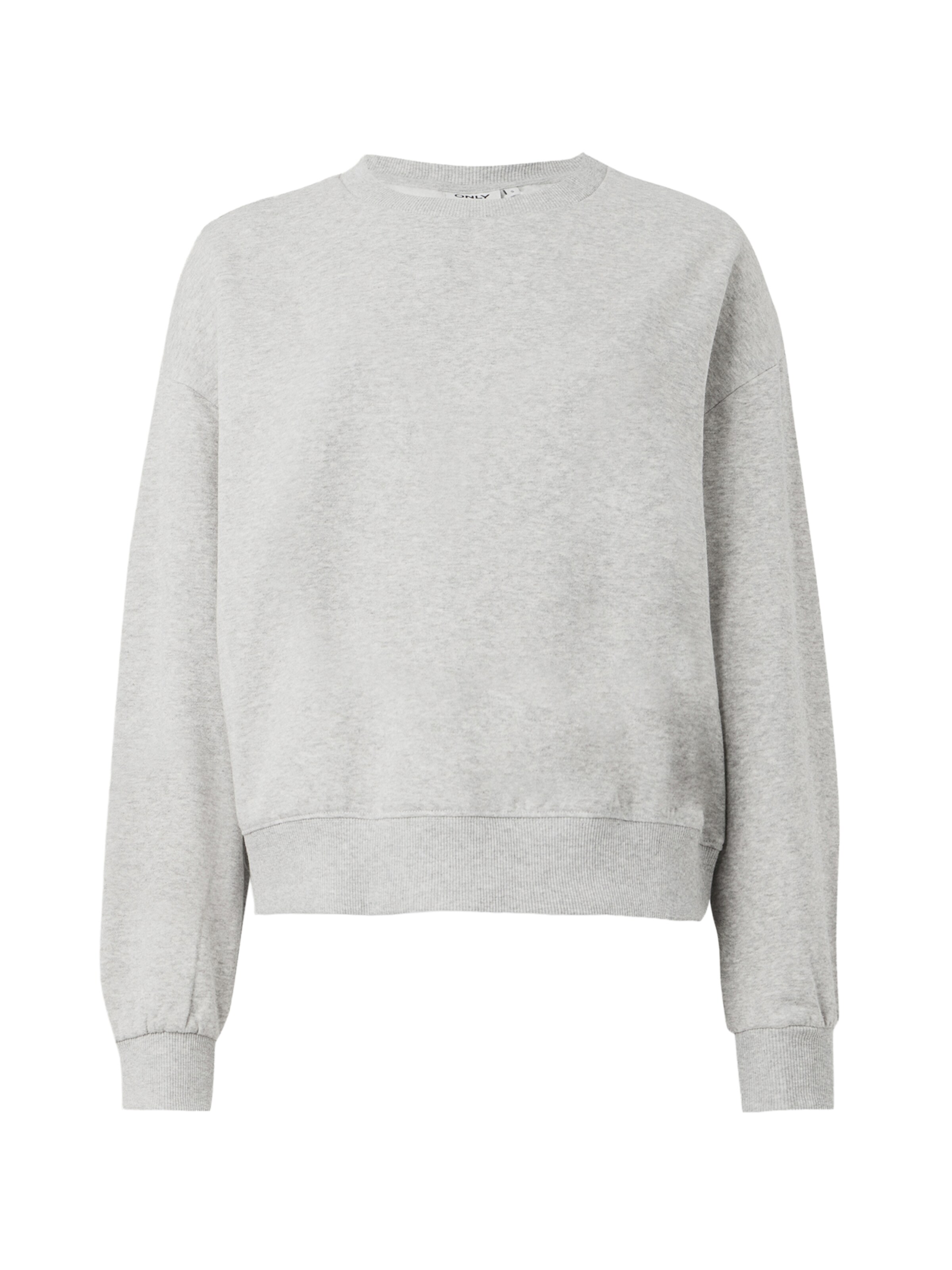 ONLYSweater majica 'ONLFIE' - siva boja: prednji dio