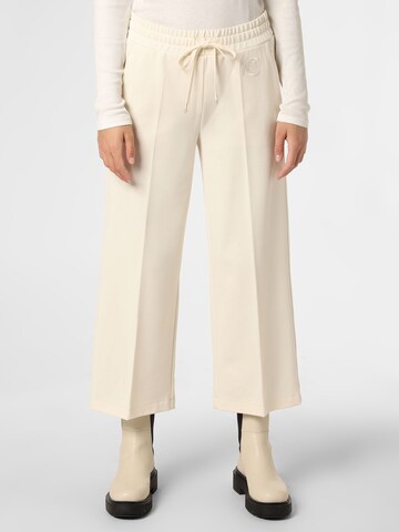 Cambio Loose fit Pleated Pants 'Clara' in Beige: front