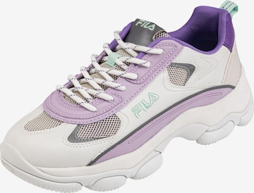 Baskets basses 'STRADA LUCID' FILA en blanc : devant